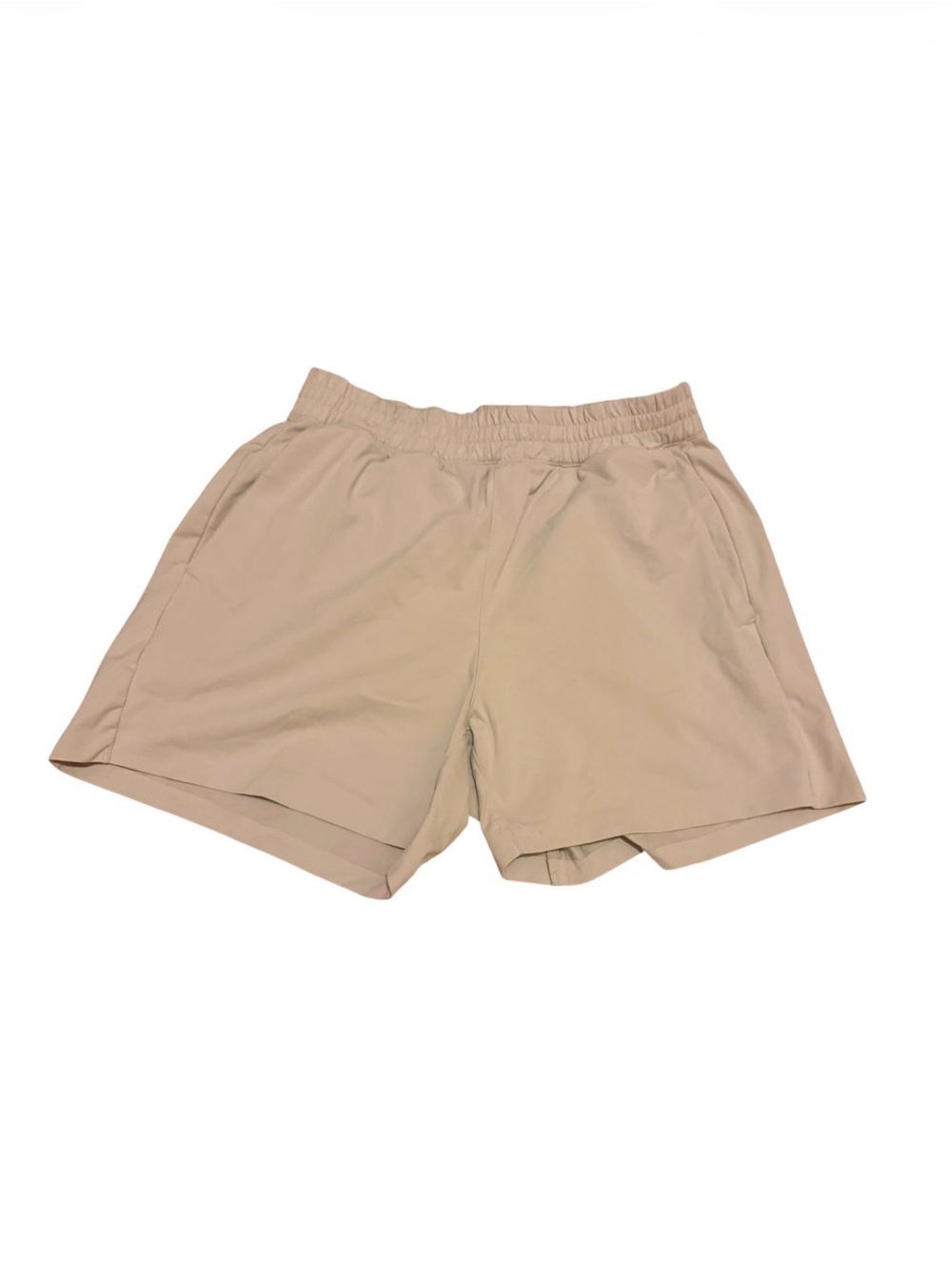 Uniqlo Men's Off White/Cream Athletic Shorts